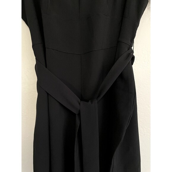 Lane Bryant Women Short Sleeve Wide Leg Jumpsuit Size 20 Black Round Neck NWT - Picture 11 of 16